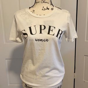NWT Sol Angeles Super Woman T-Shirt Sz: S
